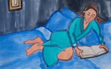 Study for Reading In Bed 2 (2016)